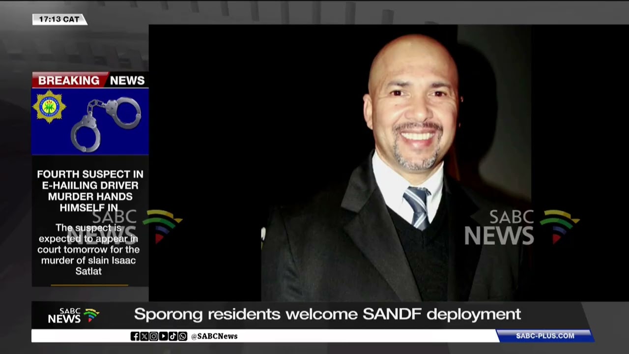 Sporong residents welcome SANDF deployment
