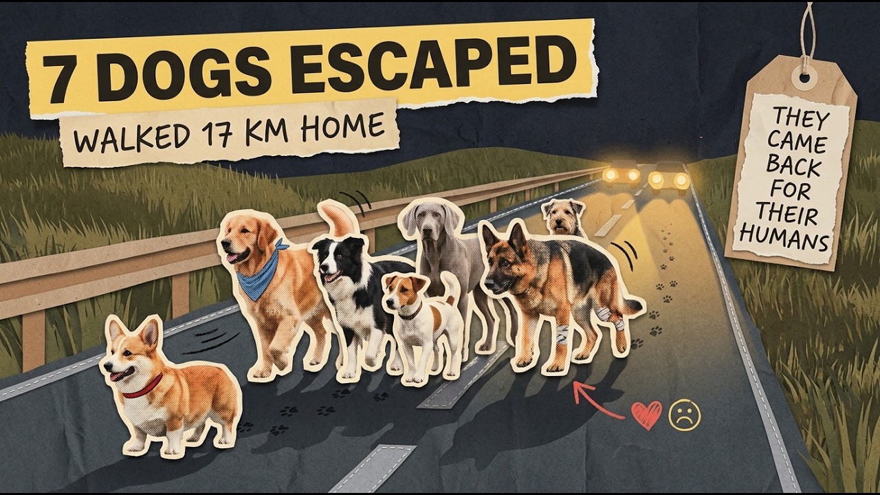 7 Dogs Escaped A Moving Truck In China & Stunned 230 Million People (True Story 2026)