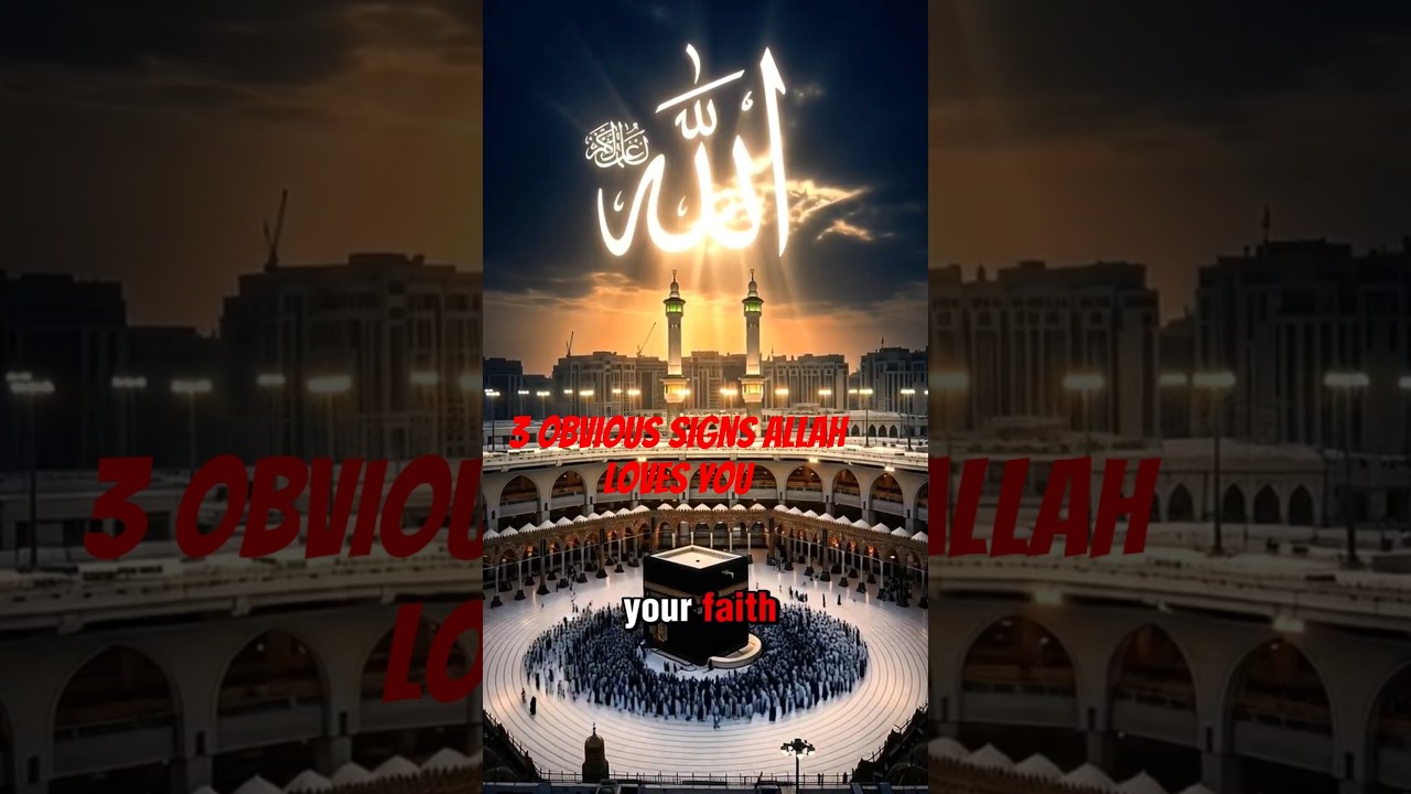 3 OBVIOUS SIGNS Allah Loves You