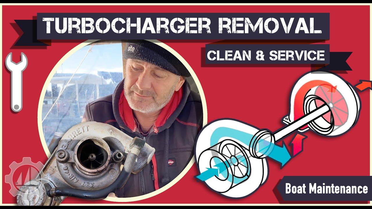 #Garrett Turbocharger, Removing and Servicing it on our Volvo Penta TMD22 Marine Diesel Engine