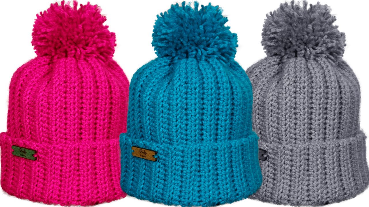 🌈Gorros a crochet TODAS LAS TALLAS(Paso a Paso)