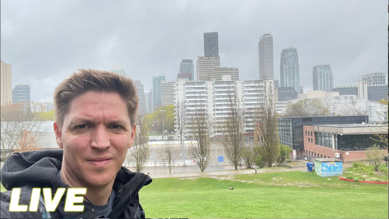 Toronto LIVE:  Rain Into Downtown Through Forest Hill (May 3, 2023)