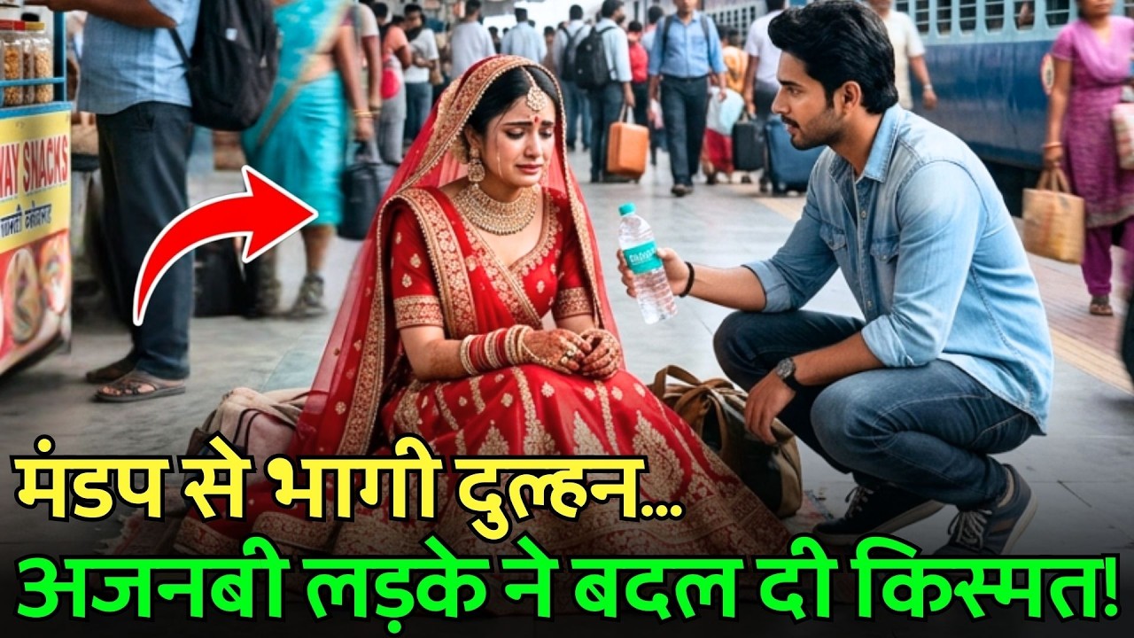 शादी के मंडप से भागी दुल्हन | रास्ते में मिला अजनबी लड़का बना उसकी किस्मत का मोड़