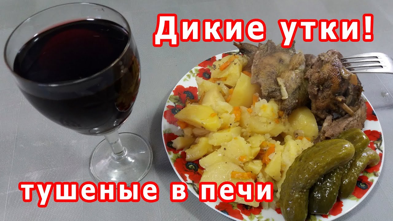 Качка тушкована в печі. Як готувати дику качку