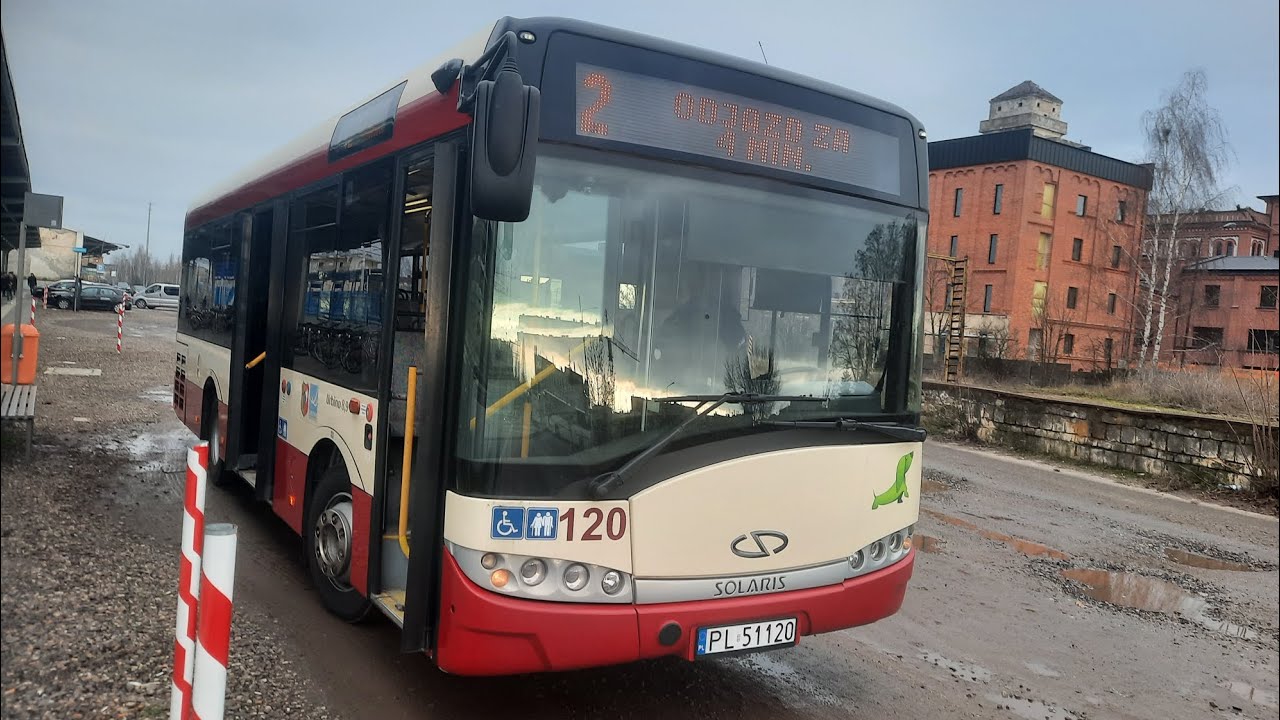 MZK Leszno Przejazd Solaris Urbino 8,9 III LE #120 Na Linii 2