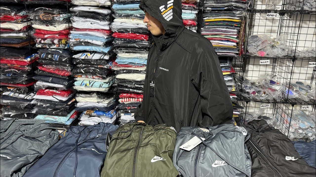 Melhor Fornecedor de corta vento importado com o preço mais barato do Brás