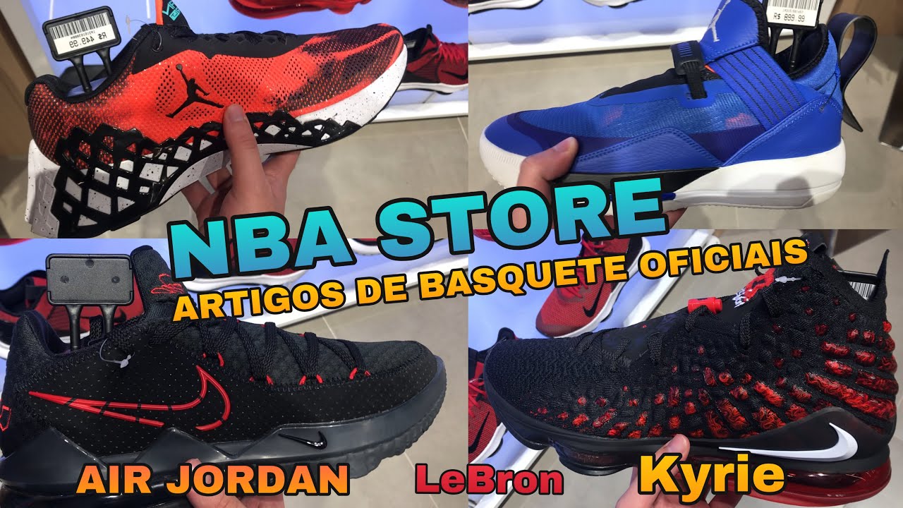 LOJA NBA STORE - TÊNIS TOPS ORIGINAIS - PRODUTOS DE BASQUETE OFICIAL - AIR JORDAN