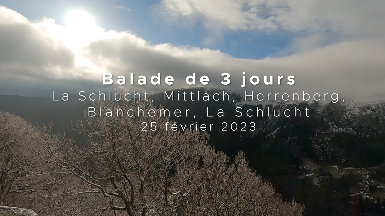 Bivouac Vosgien sur 3 jours Février 2023