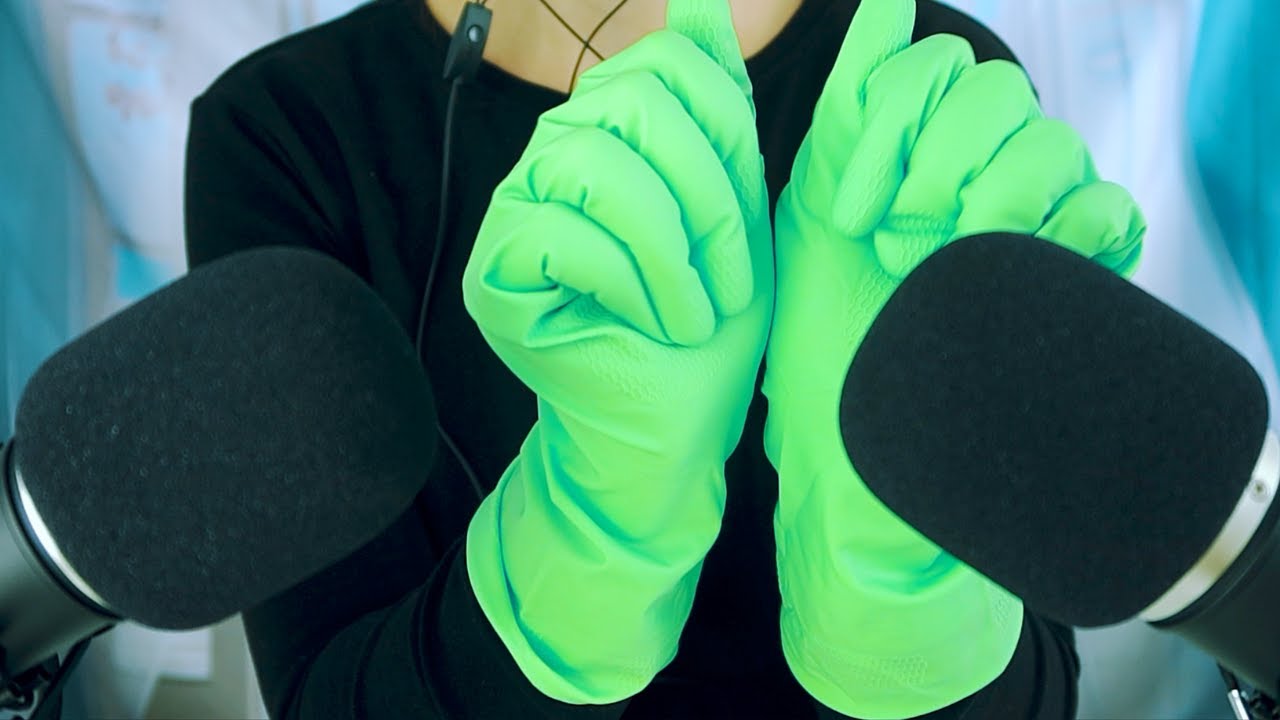 ASMR | GLOVE SOUNDS of thick Latex Gloves (no talking)