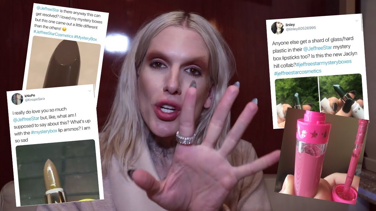 jeffree's mystery boxes receive MASSIVE backlash (expired makeup?)
