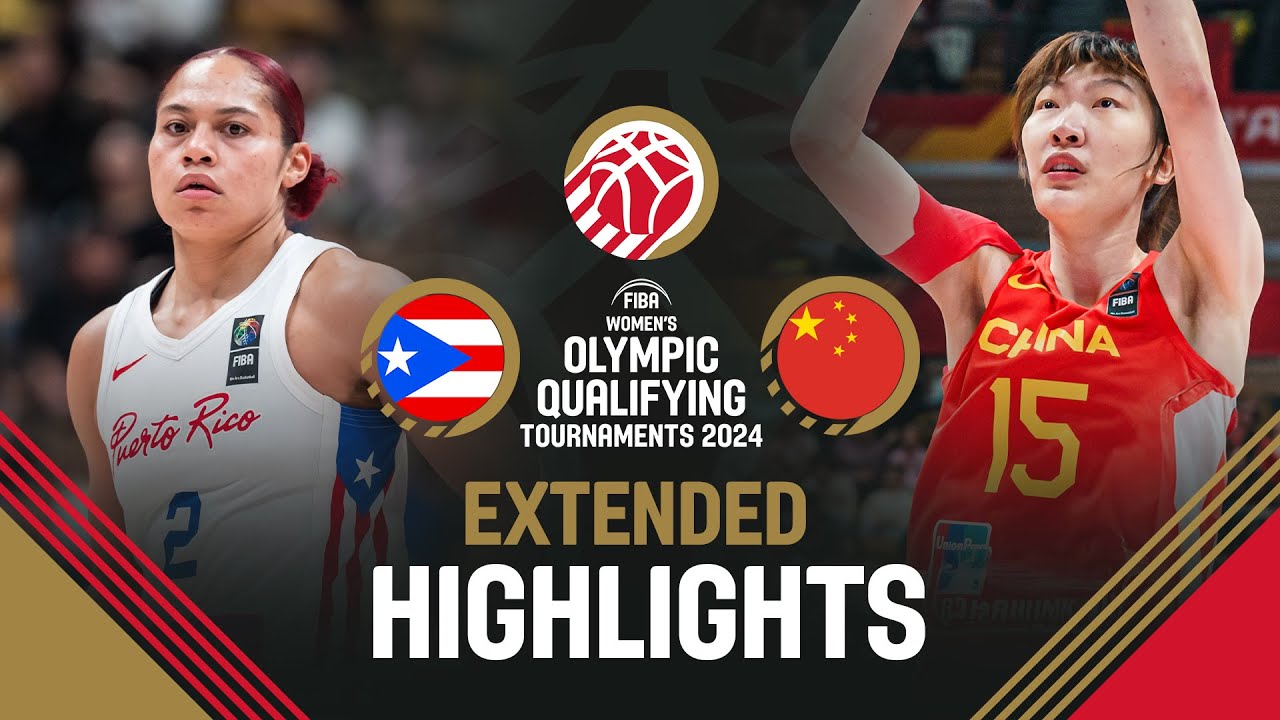 Puerto Rico 🇵🇷 v China 🇨🇳 | Extended Highlights | FIBA Women's OQT 2024