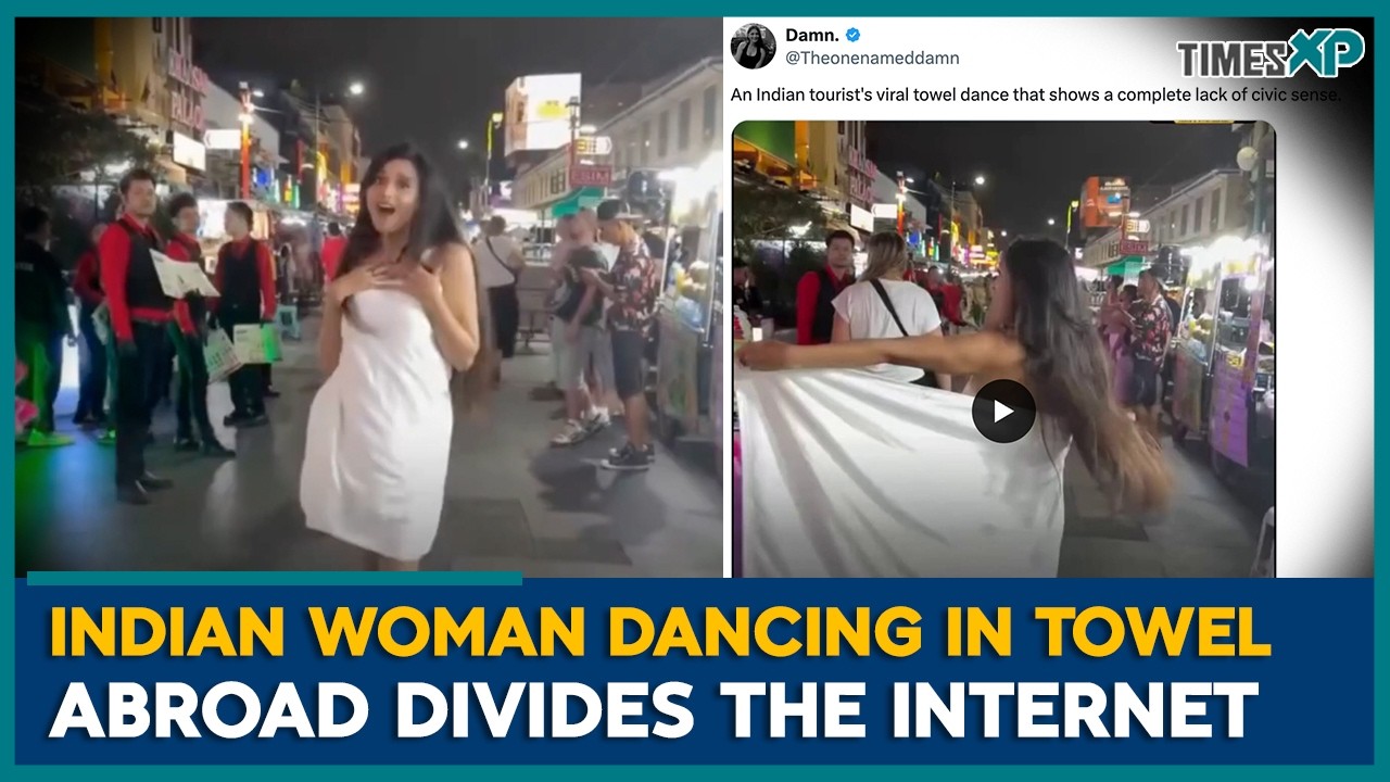 Indian Woman's Dance in Busy Foreign Market Sparks Outrage | Indians Abroad