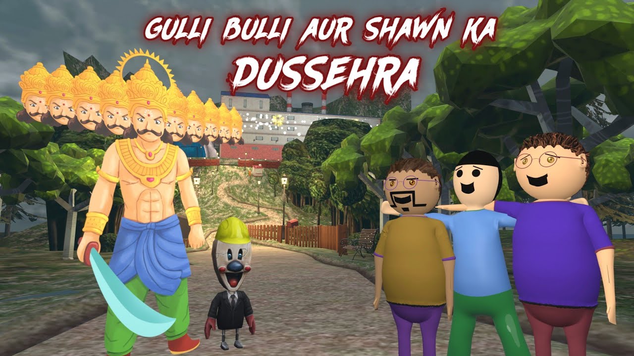 Gulli Bulli Aur Shawn Ka HAPPY DUSSEHRA || FUNNY STORY || GULLI BULLI || MAKE JOKE KAMIL 
