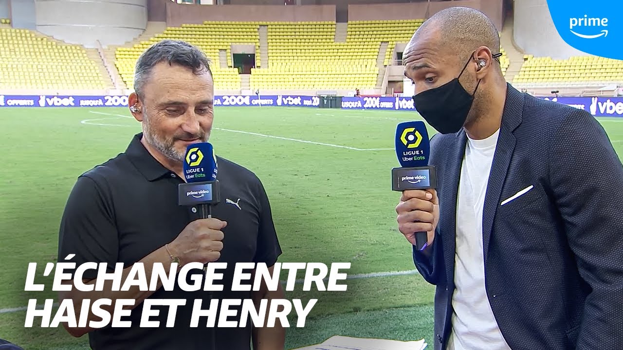 Thierry Henry et Franck Haise debrief le match AS Monaco - RC Lens