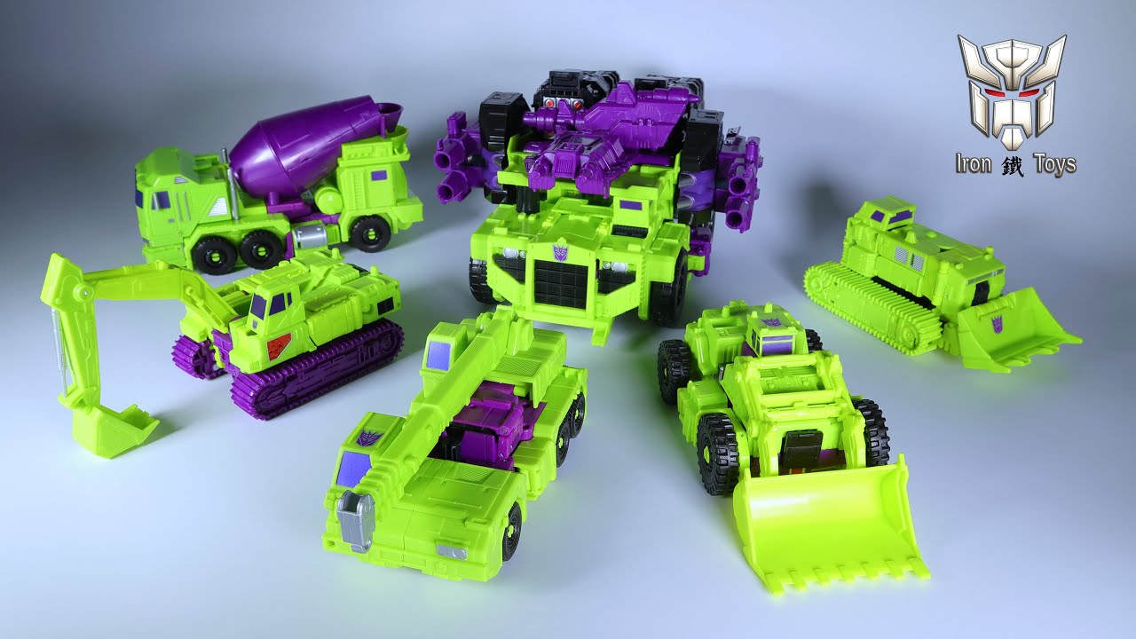 [G1 Transformer Toy] Upgraded Devastator!Generations Combiner Wars Devastator & DNA Design DK 01 大力神