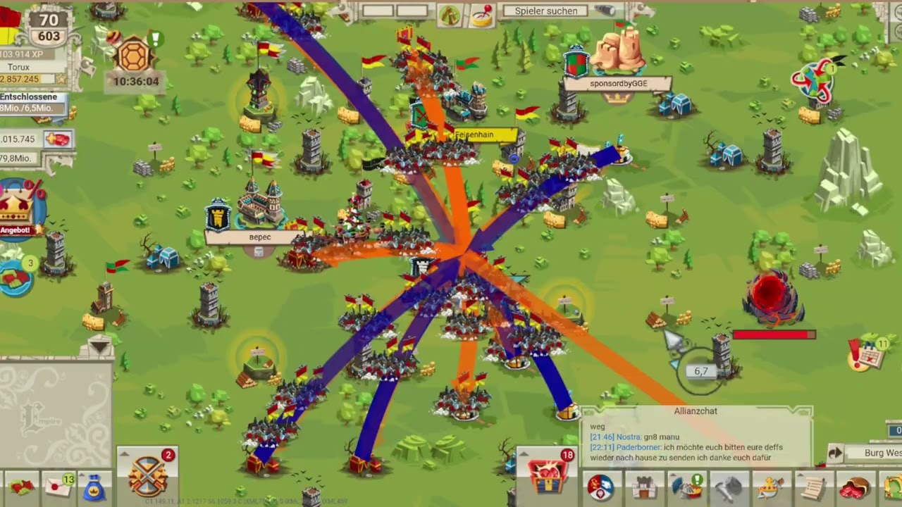 Goodgame Empire NOMAD EXPERT+ and BERIMOND Timelapse