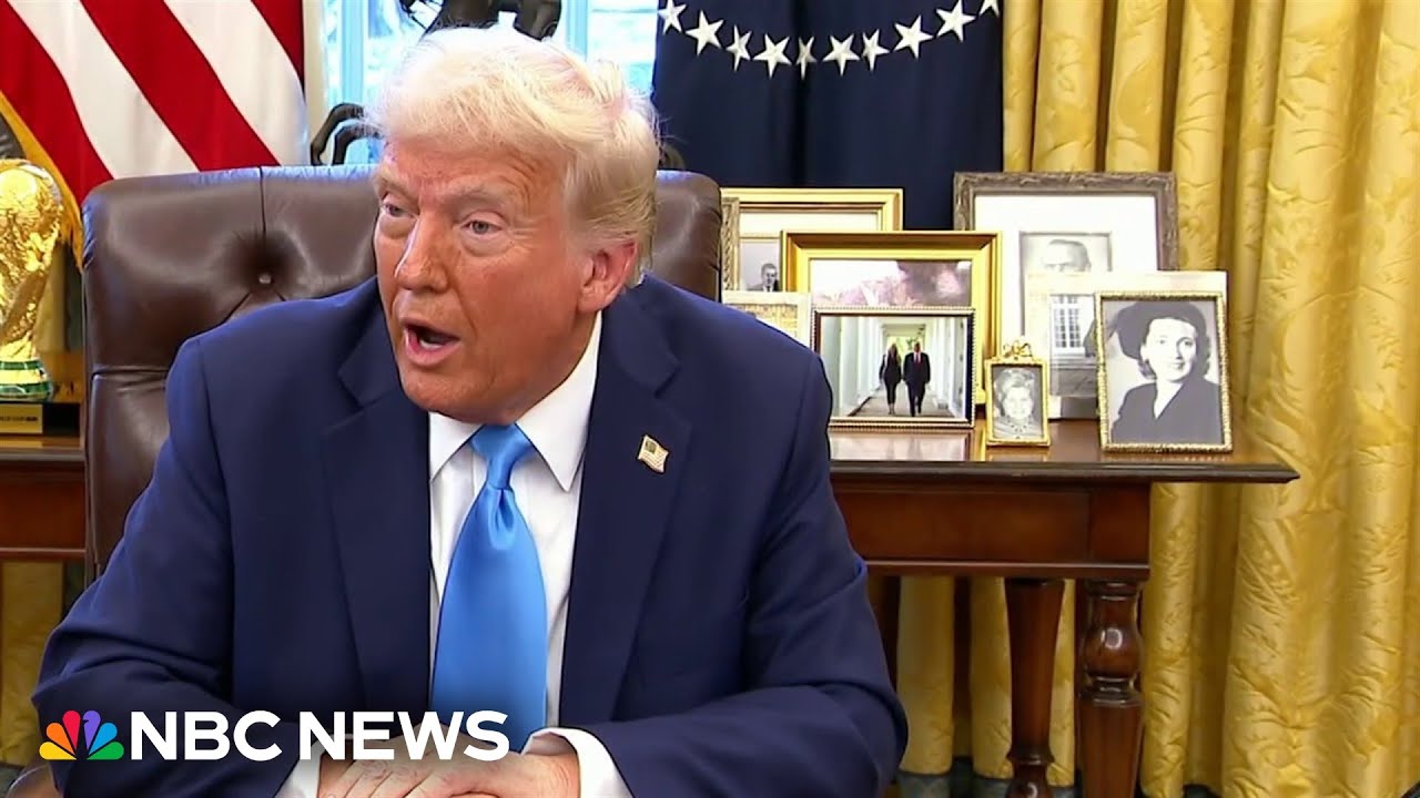 President Trump praises Elon Musk's work dismantling government agencies