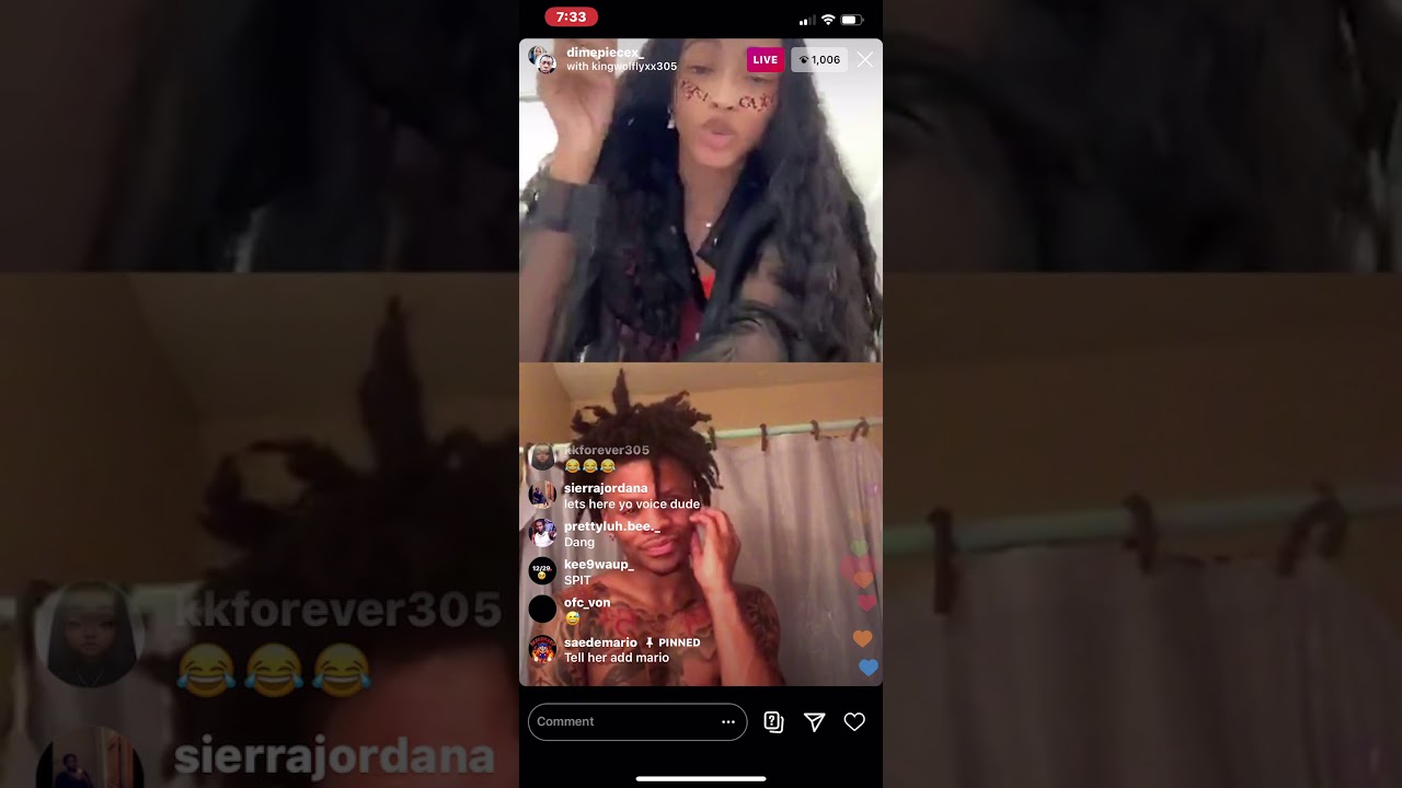 Saedemario and Diamond Nicole on live flirting ‼️ Will they link ? 👀