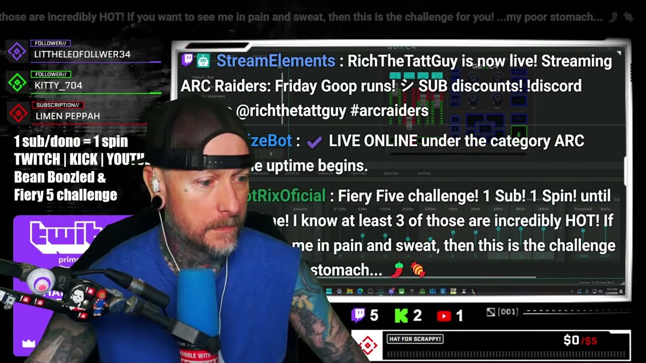 Friday Goop runs! シ SUB discounts! !discord !donate @richthetattguy 