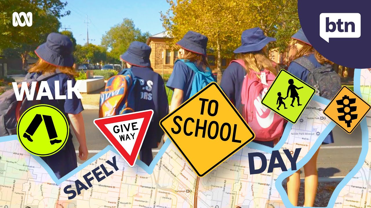 Walk Safely to School Day - Behind the News