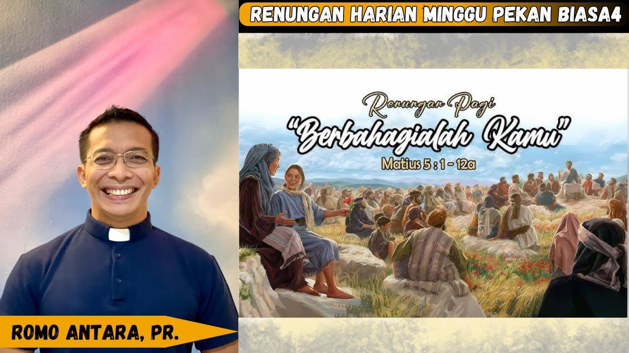 RenHar Minggu 01 Februari 2026 Pekan Biasa4 oleh Romo Antara, Pr.#renungan #renungankatolik 