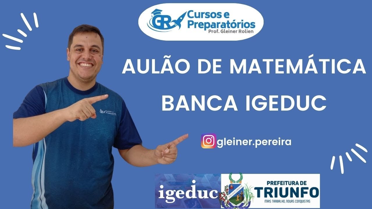 MATEMÁTICA PARA IGEDUC ( TRIUNFO-PE)