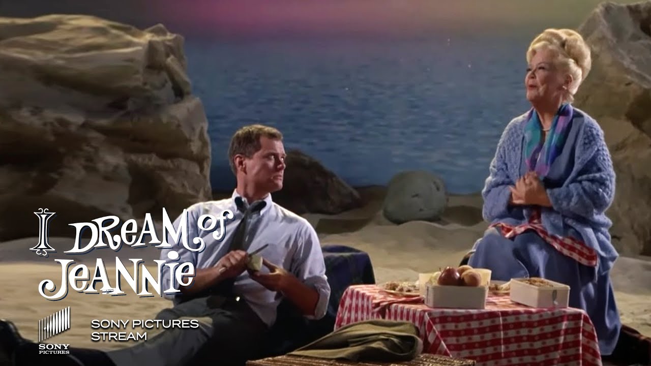 Tony enjoys a special picnic with his mom | I Dream of Jeannie | Classic TV Show