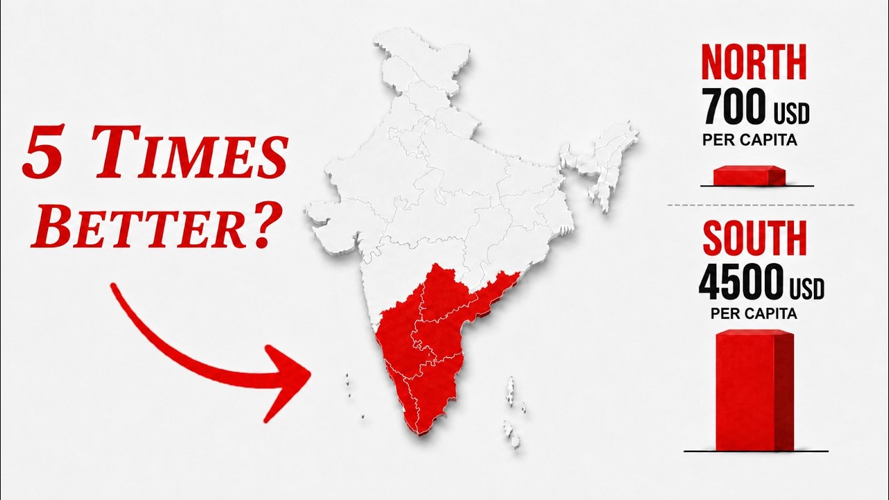 Why is South India 5 Times richer than North India