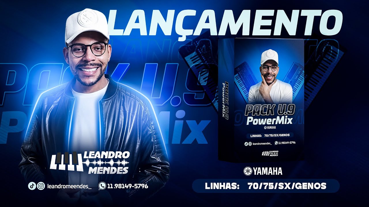 Lançamento - Pack PowerMix V.9 Yamaha - Linhas 70/75/SX/GENOS