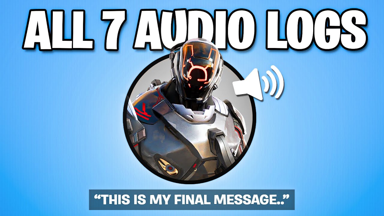 All 7 The Scientist Audio Logs in Fortnite Chapter 3 Season 1