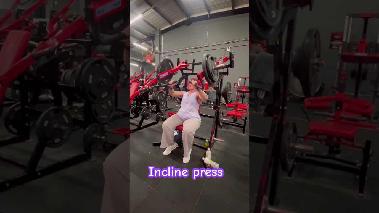 Incline chest press 