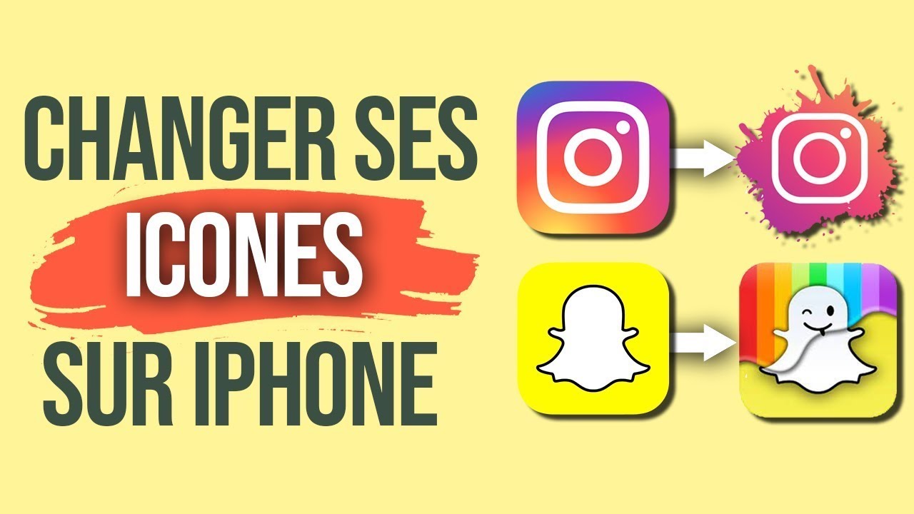 Comment Personnaliser & Changer les icones des Applications sur iPhone iOS 16
