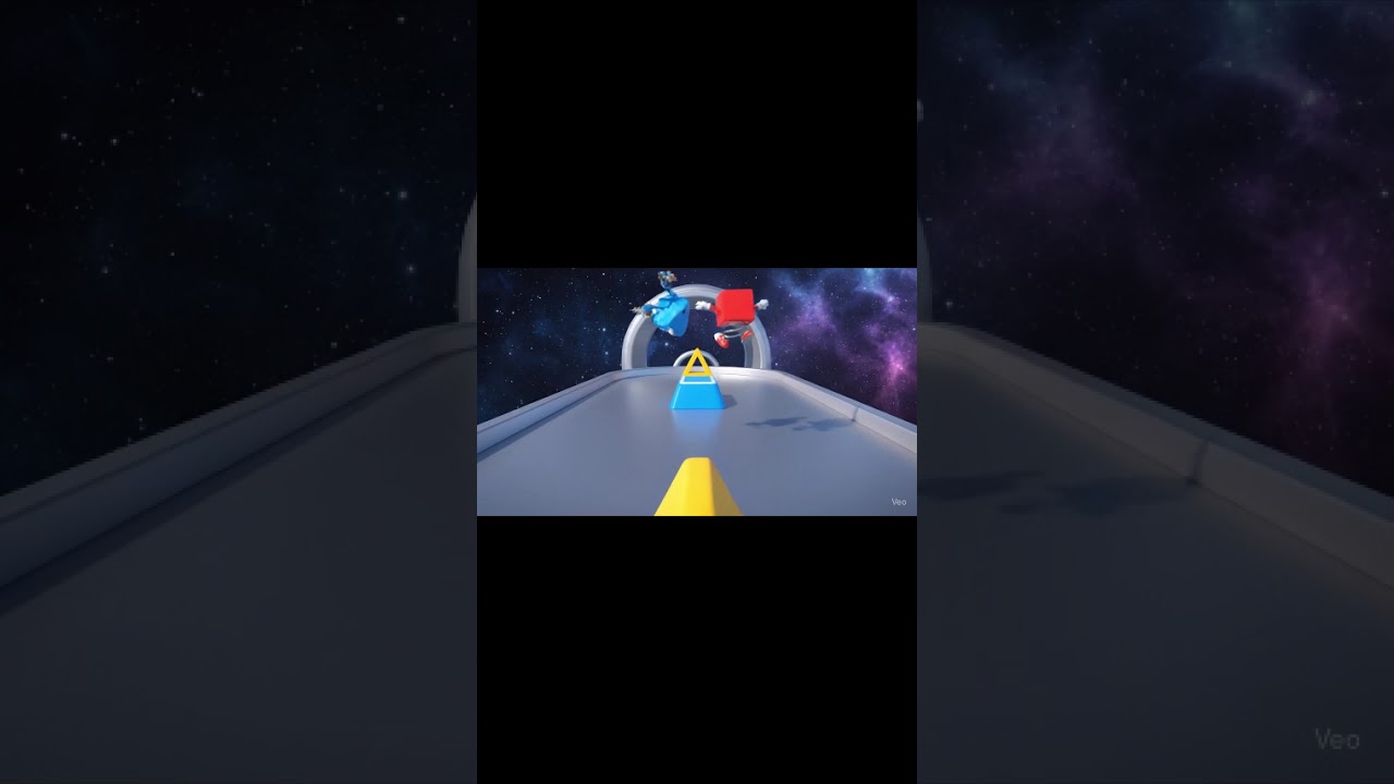Endless Shape-Shifting Race! 🔵🔴 Satisfying 3D Animation Loop No Talking    #games #starwars #gaming