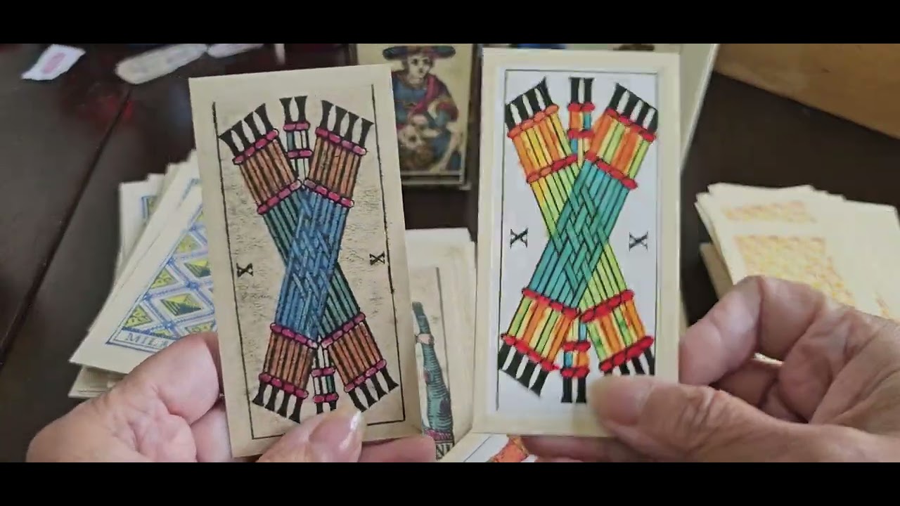 Part 2 Comparison Dotti and Bordoni Tarot Decks