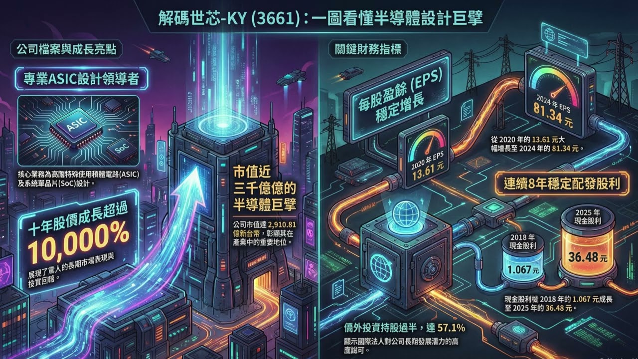 3661 世芯-KY： 【財經深蹲】世芯-KY 營收腰斬卻是「黃金坑」？解構 2026 ASIC 史詩級大行情的進場劇本！#晶片 #趨勢 #布局
