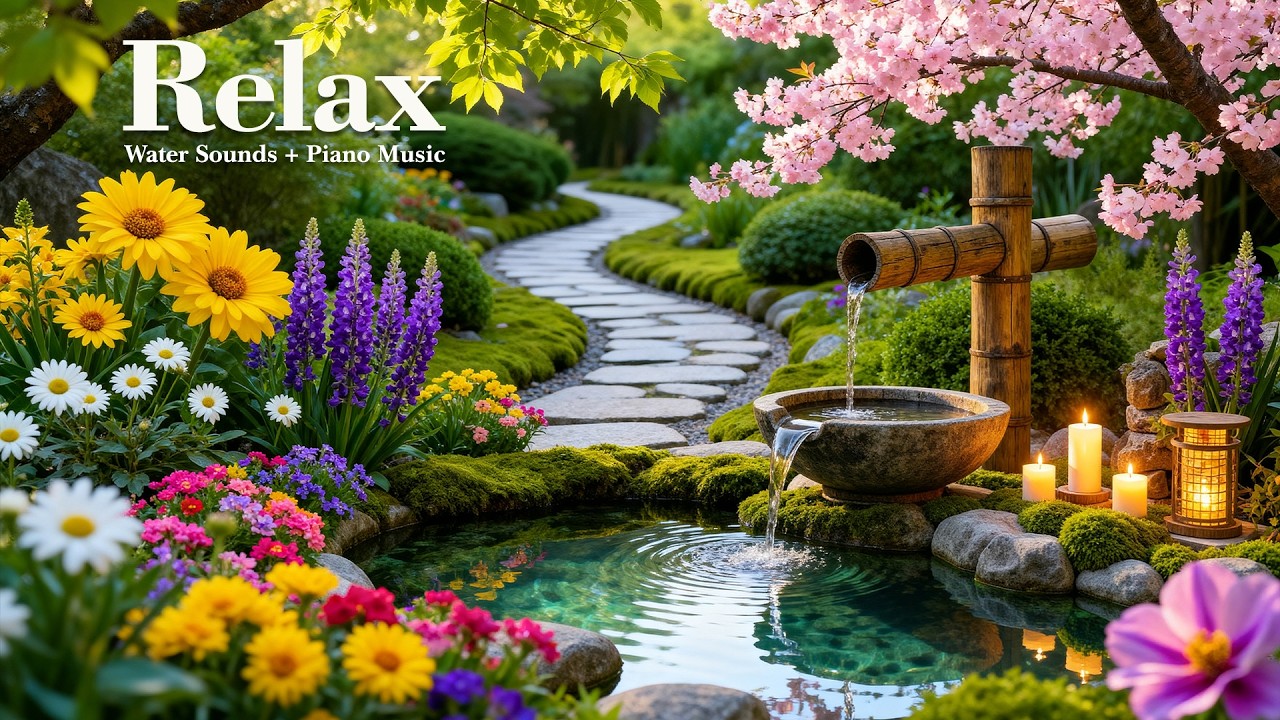 Calming Music for Sleep, Relax, Meditation 🌿 Soothing Water Sounds, Stress Relief, Calm Anxiety