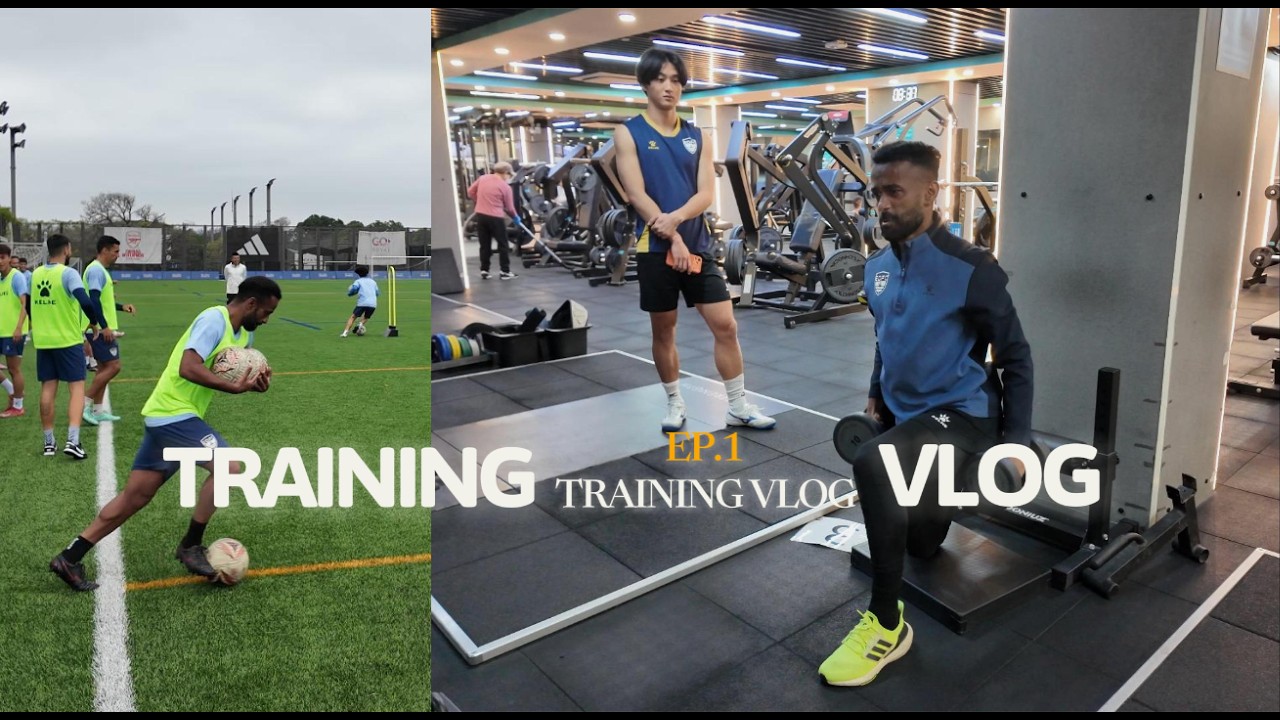 My typical Training Day in Hongkong💪🏾⚽