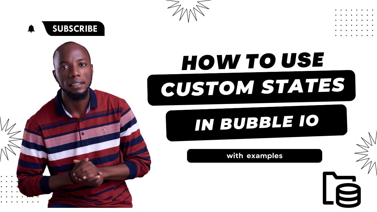 How to use custom states in bubble io