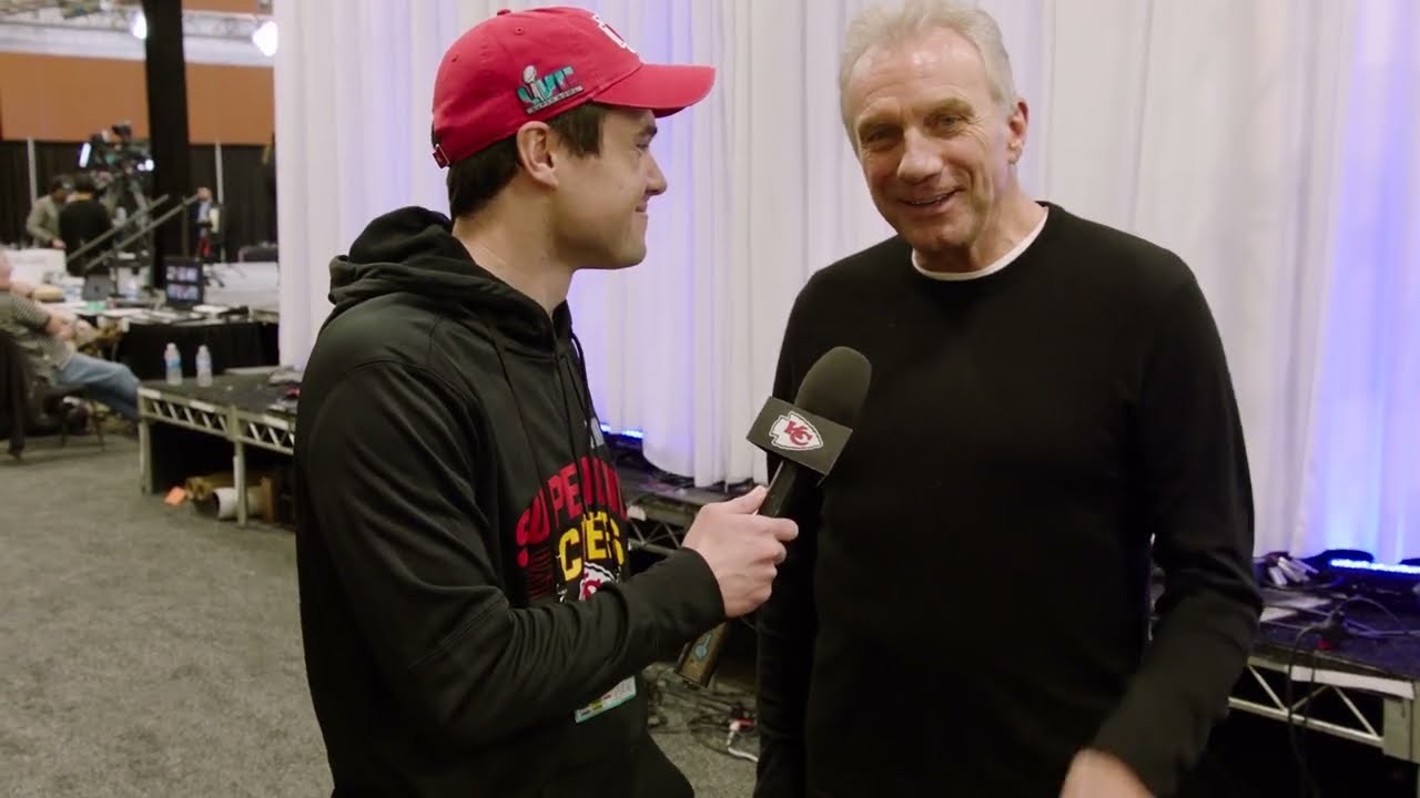 Joe Montana Chats with Matt McMullen from Super Bowl LVII Media Center | Kansas City Chiefs