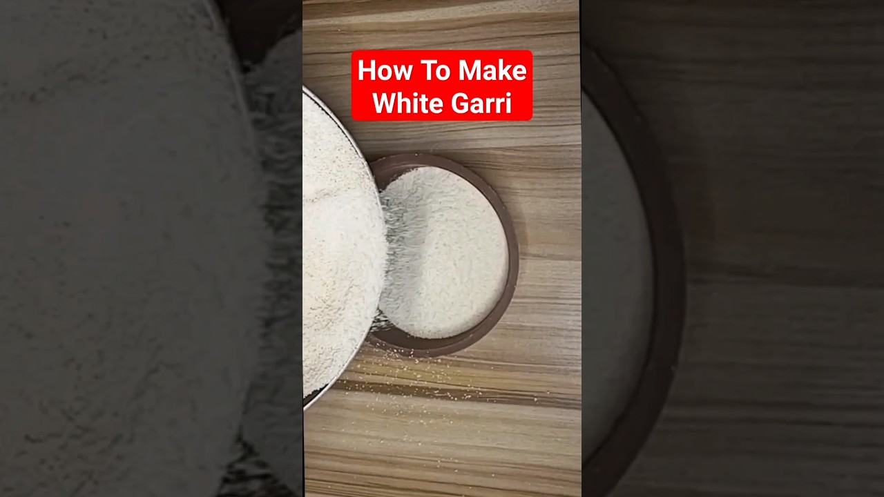 How To Make Garri From Cassava || How To Make Gari At Home!