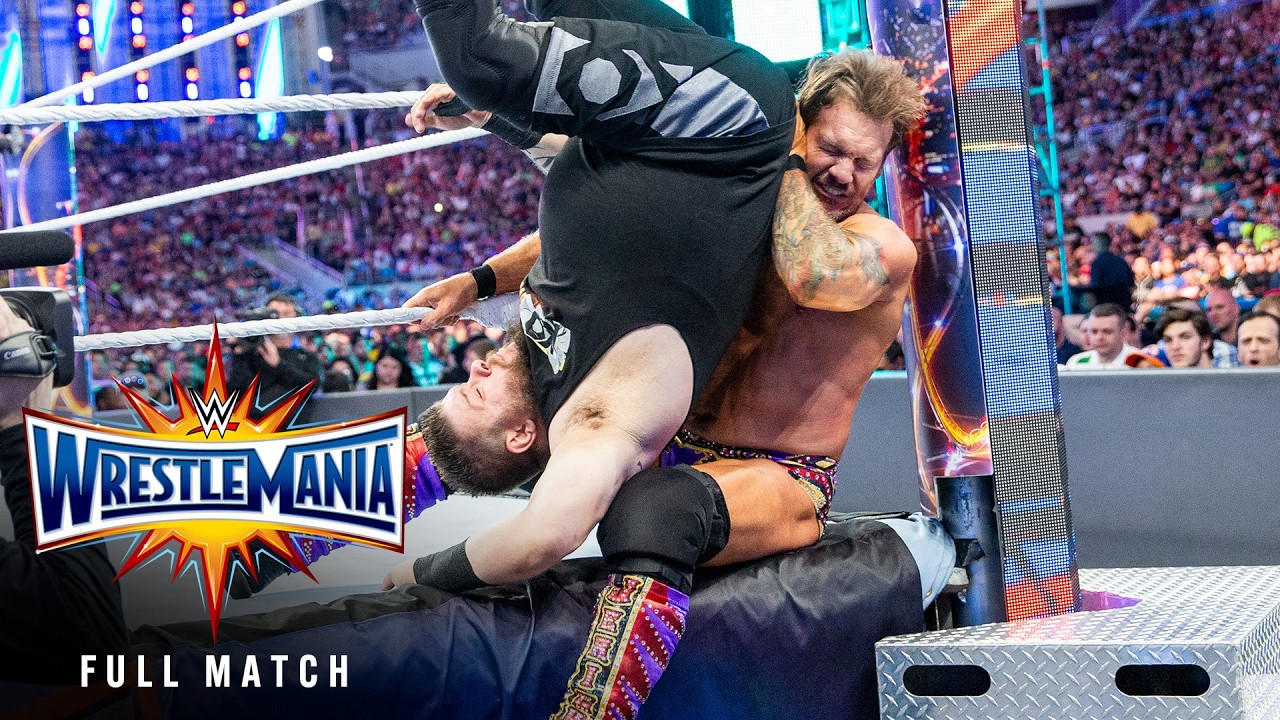 Полный матч: Крис Джерико против Кевина Оуэнса | Матч за титул чемпиона США: WrestleMania 33