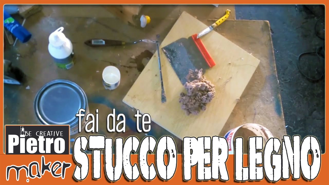 ✔️ Stucco per legno con segatura e colla vinilica fai da te