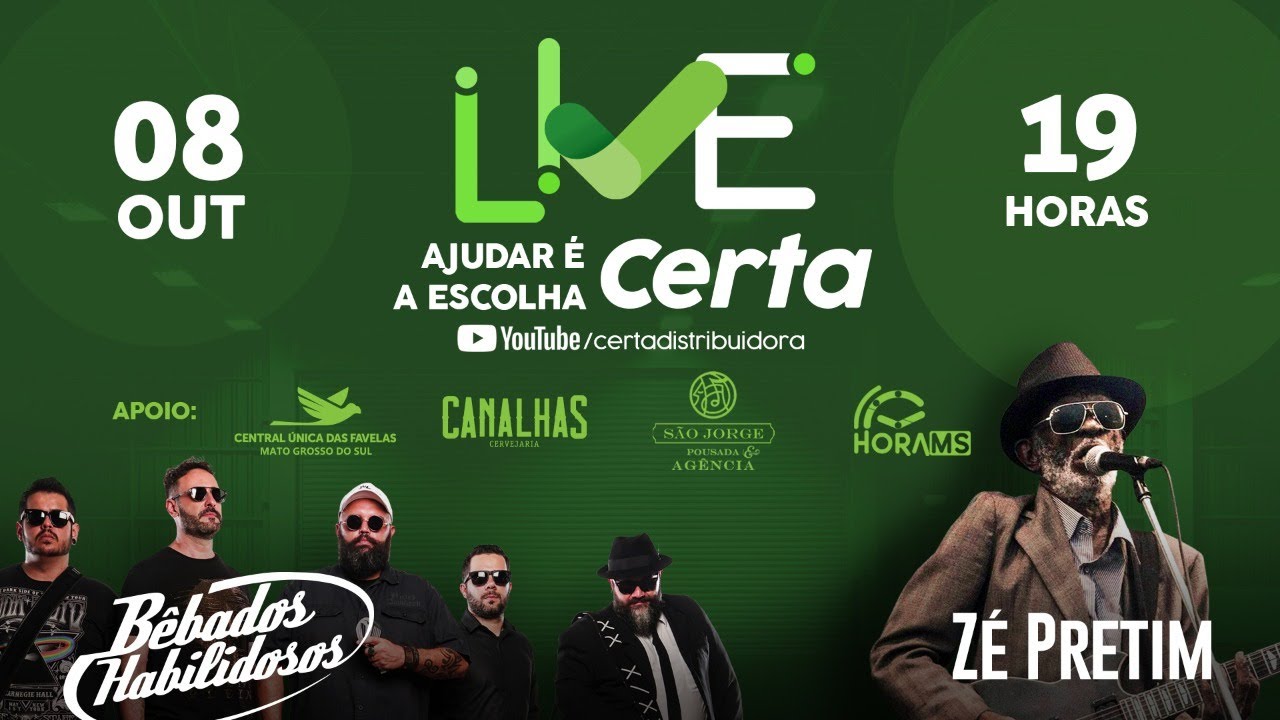 LIVE | Ajudar a escolha CERTA | BÊBADOS HABILIDOSOS & ZÉ PRETIM
