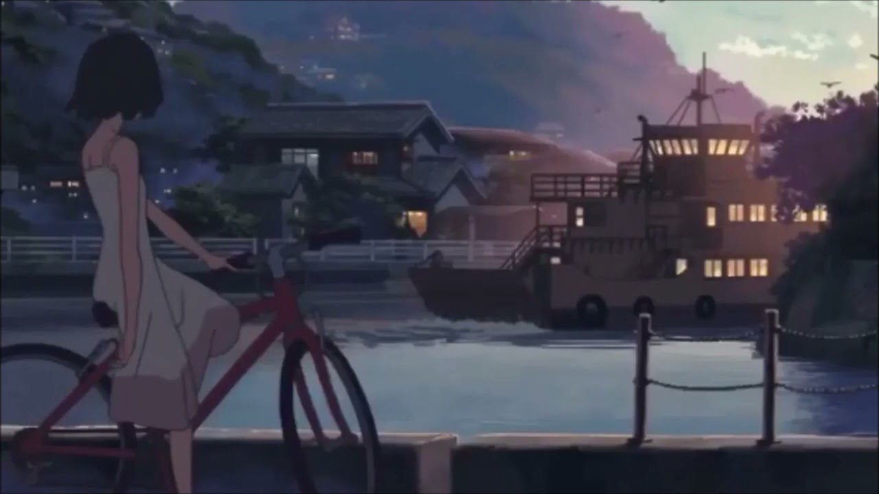 going for a melancholy bike ride | Anime Aesthetic Playlist