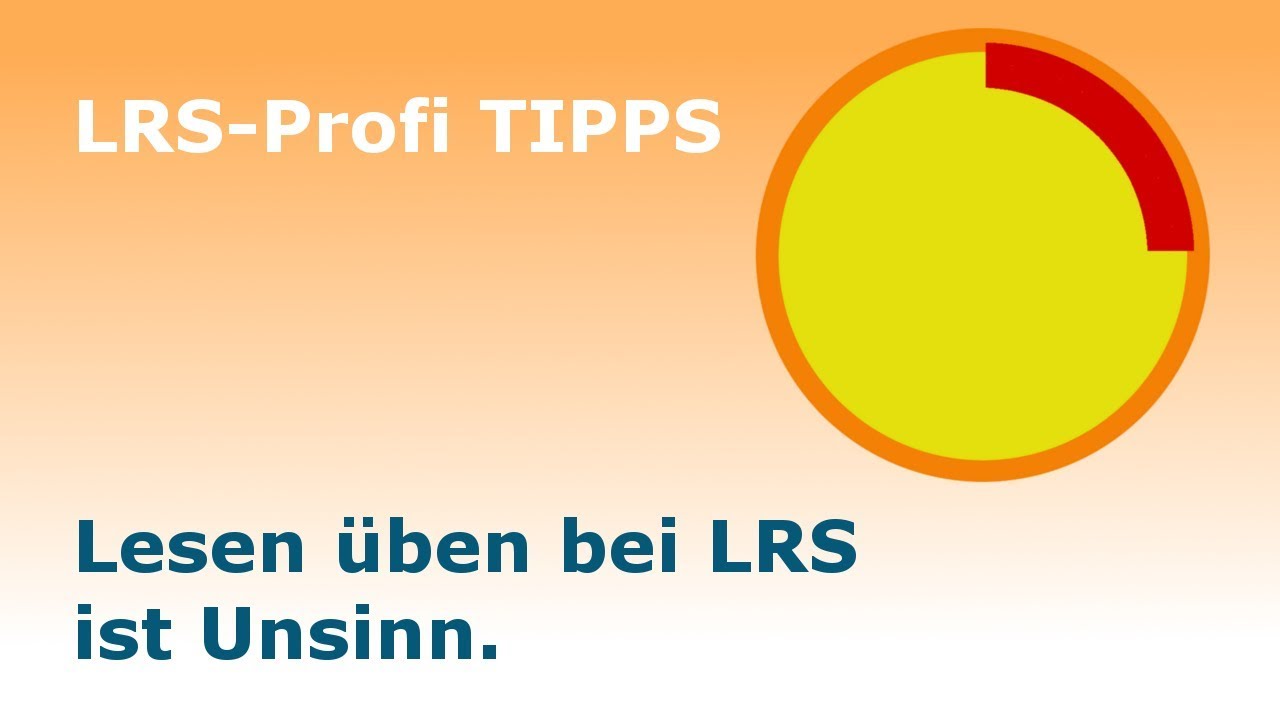 Lesen ueben mit LRS-Kindern