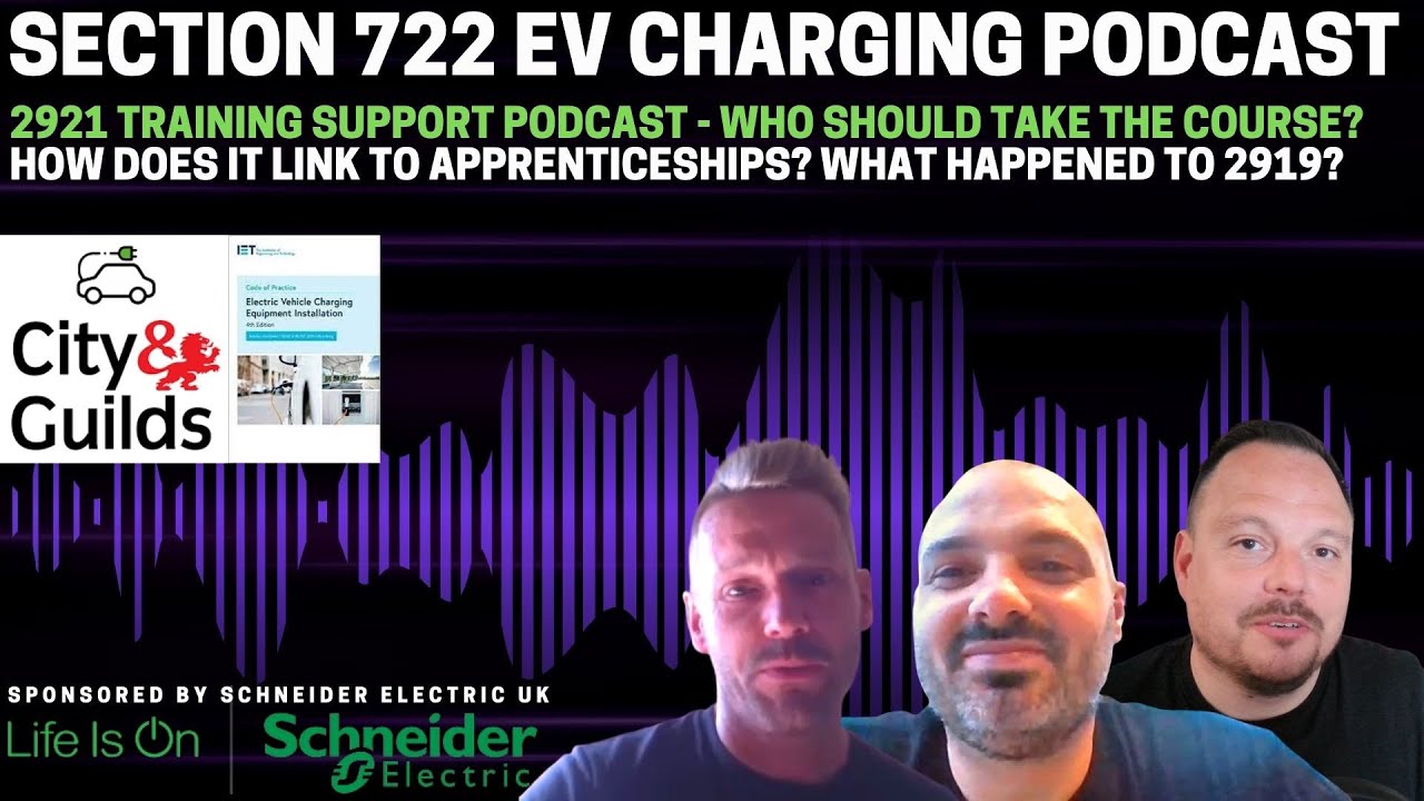Electric vehicle charging course, info and advice. 2919 becomes 2921. Top tips and insight.
