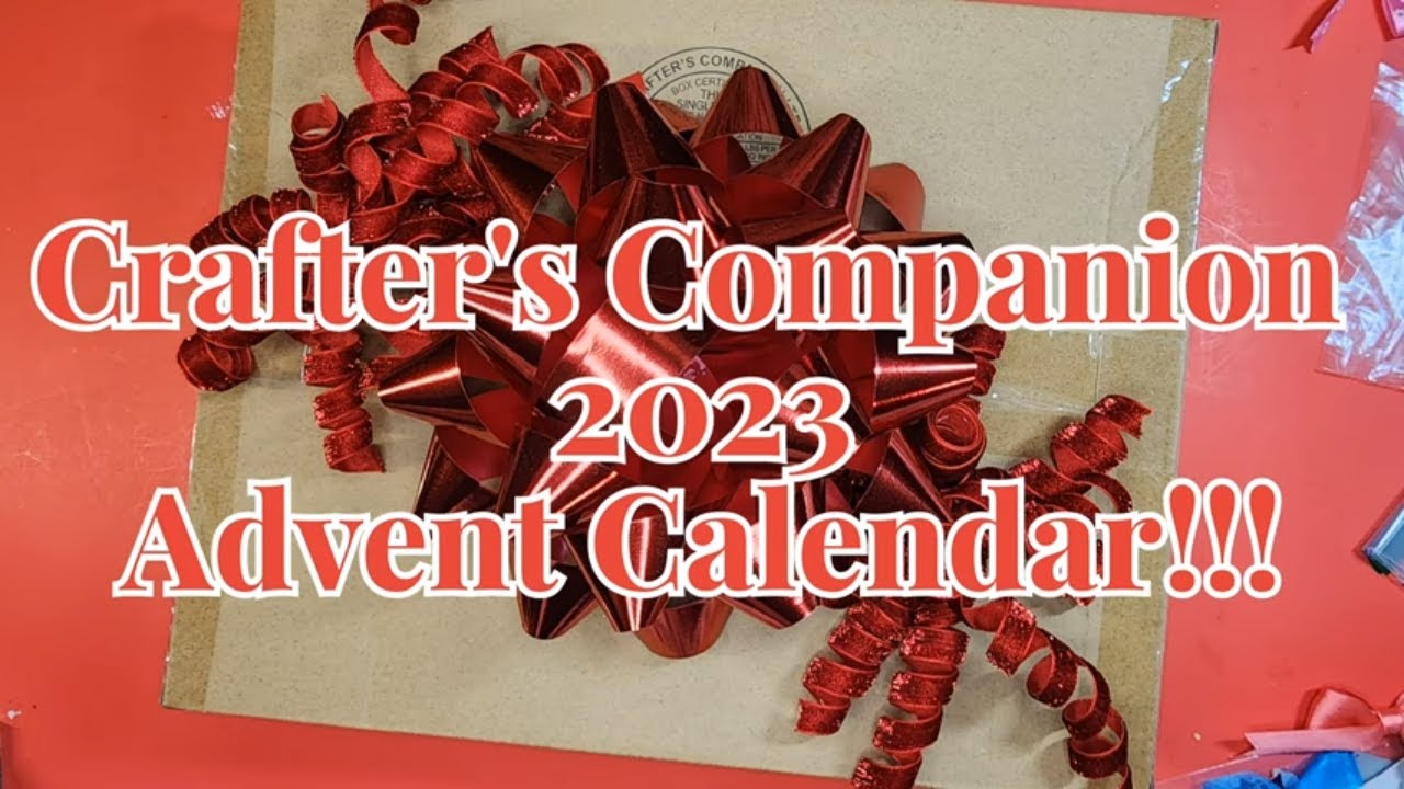 SPOILER ALERT!!! Unboxing & Reveal! Crafter's Companion 2023 Advent Calendar 🎄