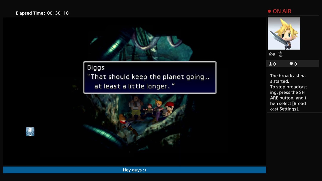 nickgalka2019's Live PS4 Broadcast- Final Fantasy 7