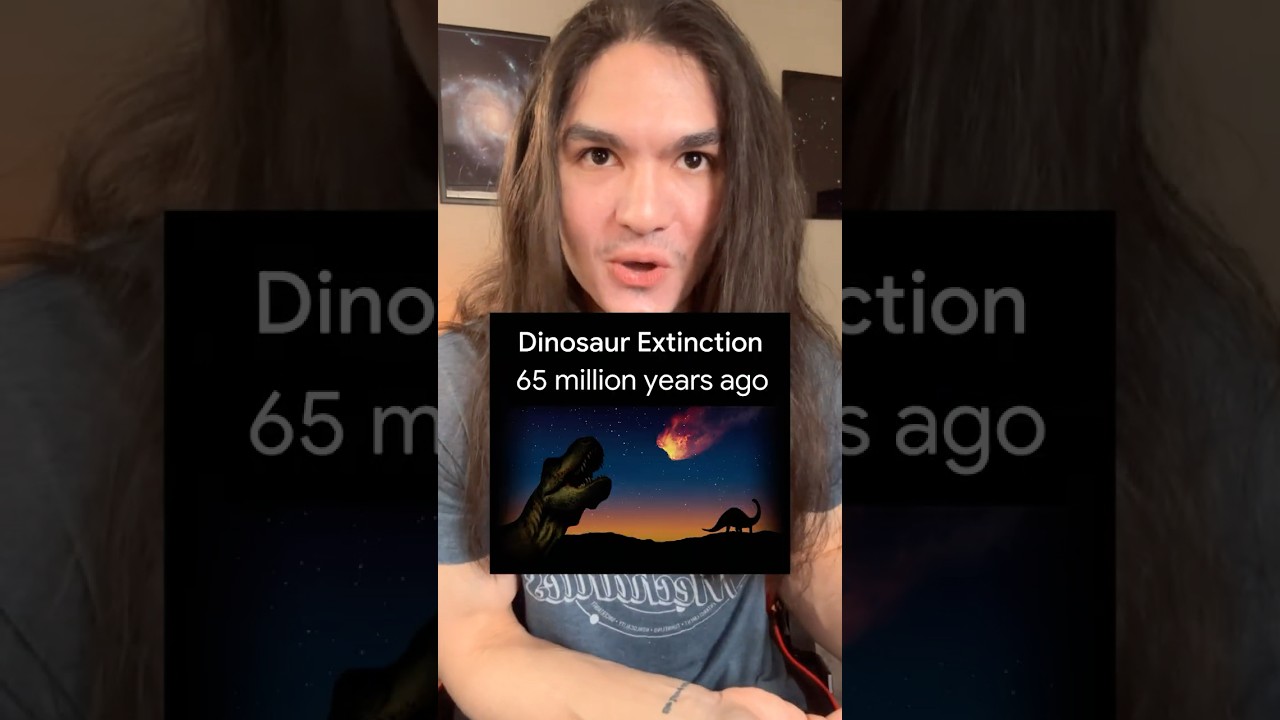 Seeing dinosaurs from outer space! 🦖🌌