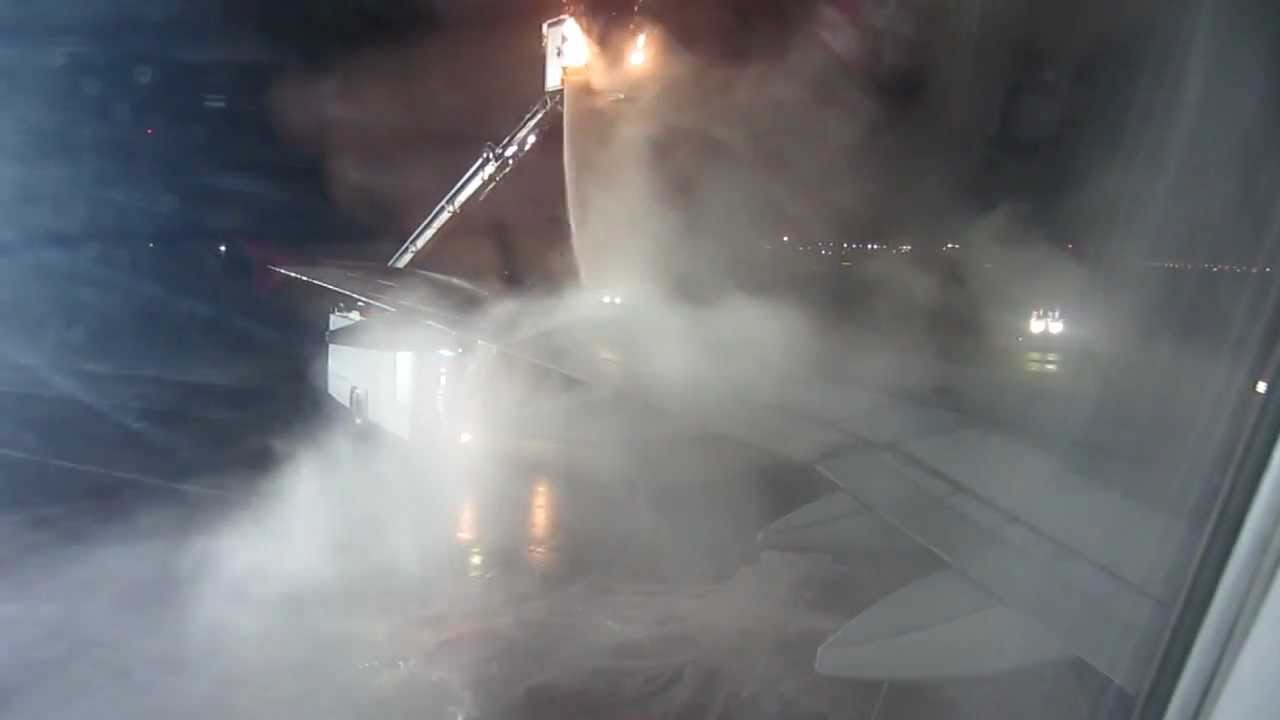 Winter Operations, Odladzanie samolotu , Airbus A319